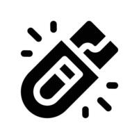 usb drive icon. glyph icon for your website, mobile, presentation, and logo design. vector