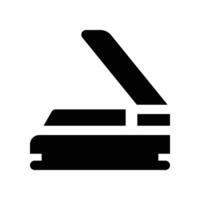 scanner icon. glyph icon for your website, mobile, presentation, and logo design. vector