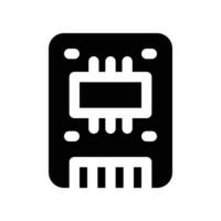 ssd icon. glyph icon for your website, mobile, presentation, and logo design. vector