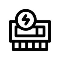 ram icon. line icon for your website, mobile, presentation, and logo design. vector