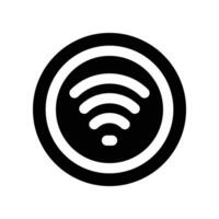 wifi icon. glyph icon for your website, mobile, presentation, and logo design. vector