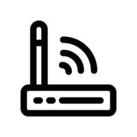 router icon. line icon for your website, mobile, presentation, and logo design. vector