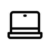 laptop icon. line icon for your website, mobile, presentation, and logo design. vector
