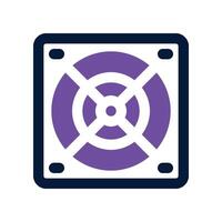 fan icon. dual tone icon for your website, mobile, presentation, and logo design. vector