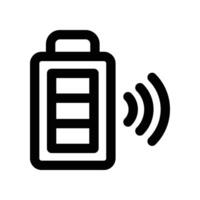 battery icon. line icon for your website, mobile, presentation, and logo design. vector