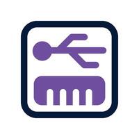 usb port icon. dual tone icon for your website, mobile, presentation, and logo design. vector