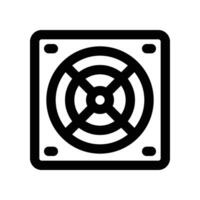 fan icon. line icon for your website, mobile, presentation, and logo design. vector