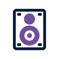 speaker icon. dual tone icon for your website, mobile, presentation, and logo design. vector