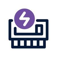 ram icon. dual tone icon for your website, mobile, presentation, and logo design. vector