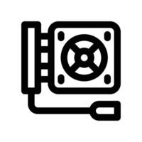 cooler icon. line icon for your website, mobile, presentation, and logo design. vector