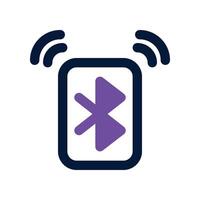 bluetooth icon. dual tone icon for your website, mobile, presentation, and logo design. vector