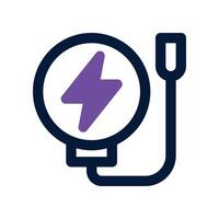 wireless charging icon. dual tone icon for your website, mobile, presentation, and logo design. vector