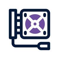 cooler icon. dual tone icon for your website, mobile, presentation, and logo design. vector