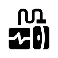 blood pressure icon. glyph icon for your website, mobile, presentation, and logo design. vector
