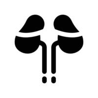 kidney icon. glyph icon for your website, mobile, presentation, and logo design. vector