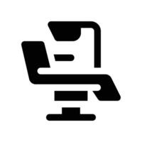 medical chair icon. glyph icon for your website, mobile, presentation, and logo design. vector