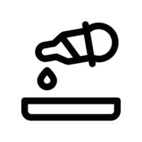 blood test icon. line icon for your website, mobile, presentation, and logo design. vector