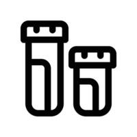 test tube icon. line icon for your website, mobile, presentation, and logo design. vector