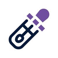 cotton swab icon. dual tone icon for your website, mobile, presentation, and logo design. vector