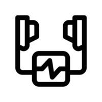 defibrillator icon. line icon for your website, mobile, presentation, and logo design. vector