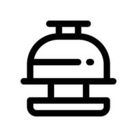 bell icon. line icon for your website, mobile, presentation, and logo design. vector
