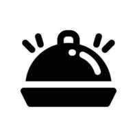 food serve icon. glyph icon for your website, mobile, presentation, and logo design. vector