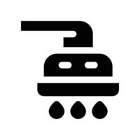 shower head icon. glyph icon for your website, mobile, presentation, and logo design. vector