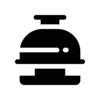 bell icon. glyph icon for your website, mobile, presentation, and logo design. vector