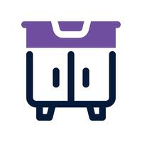wardrobe icon. dual tone icon for your website, mobile, presentation, and logo design. vector