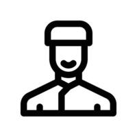 bellboy icon. line icon for your website, mobile, presentation, and logo design. vector
