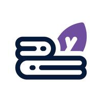 towel icon. dual tone icon for your website, mobile, presentation, and logo design. vector