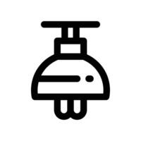 lamp icon. line icon for your website, mobile, presentation, and logo design. vector