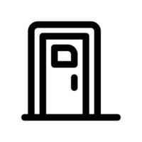 door icon. line icon for your website, mobile, presentation, and logo design. vector