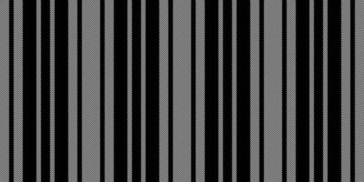 Strip textile lines fabric, gala background pattern. Panel vertical seamless texture stripe in black and white colors. vector