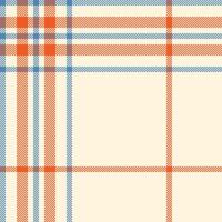 Plaid check pattern. Seamless fabric texture. Tartan textile print. vector
