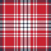Plaid check pattern. Seamless fabric texture. Tartan textile print. vector