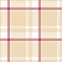 Plaid seamless pattern in yellow. Check fabric texture. textile print. vector