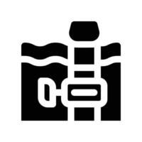 tidal power icon. glyph icon for your website, mobile, presentation, and logo design. vector