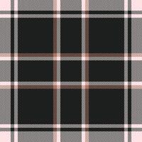 Plaid check pattern. Seamless fabric texture. Tartan textile print. vector