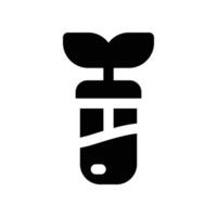test tube icon. glyph icon for your website, mobile, presentation, and logo design. vector