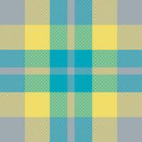 Plaid check pattern. Seamless fabric texture. Tartan textile print. vector