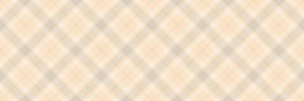 Tattersall background seamless fabric, lined check plaid. Symmetry textile pattern texture tartan in light and amber colors. vector