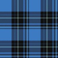 Plaid seamless pattern in blue. Check fabric texture. textile print. vector