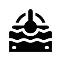 water mill icon. glyph icon for your website, mobile, presentation, and logo design. vector