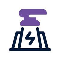nuclear energy icon. dual tone icon for your website, mobile, presentation, and logo design. vector