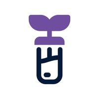 test tube icon. dual tone icon for your website, mobile, presentation, and logo design. vector