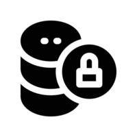 data storage icon. glyph icon for your website, mobile, presentation, and logo design. vector