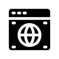 website icon. glyph icon for your website, mobile, presentation, and logo design. vector