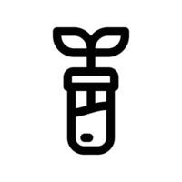 test tube icon. line icon for your website, mobile, presentation, and logo design. vector