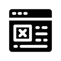 page layout icon. glyph icon for your website, mobile, presentation, and logo design. vector